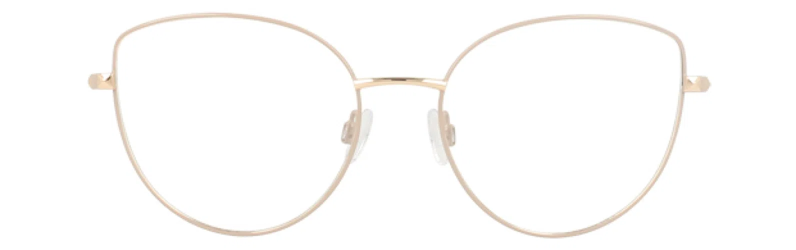 Daisy Fuentes DFLPriscilla Eyeglasses - Taupep/gold - view 3